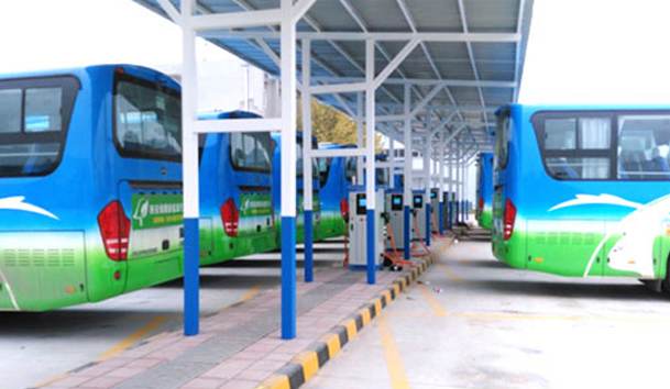 西安綠騰新能源公交車充電樁項(xiàng)目案例