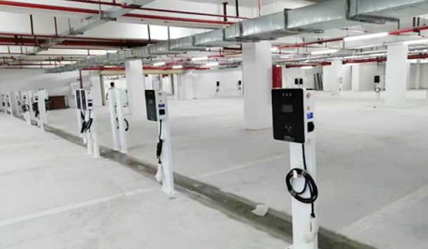 中山敏捷領(lǐng)航公館充電站7KW交流充電樁項(xiàng)目案例