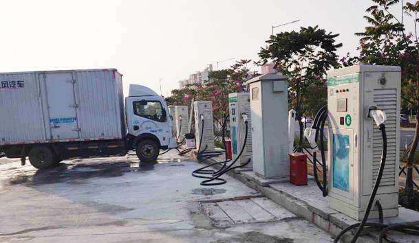 光明新區(qū)馬田街道周家大道好馬充馬田充電站240kw120kw直流樁項(xiàng)目