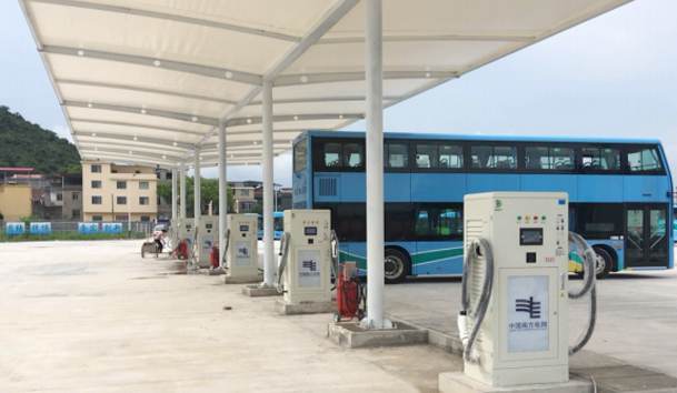 廣西桂林環(huán)城充電站（電網(wǎng)）120kw直流84kw交流雙槍一體式充電樁項目